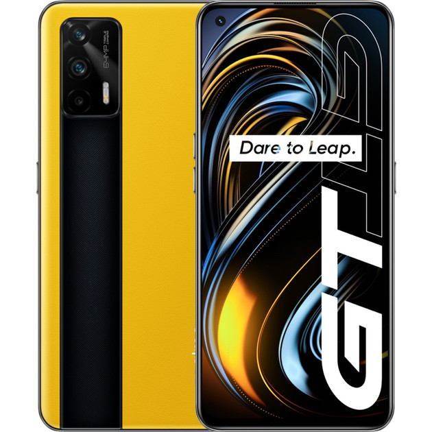 Б/В Мобильный телефон Realme GT 5G 8/128GB Yellow потужний смартфон із Snapdragon 888 та AMOLED-дисплеєм