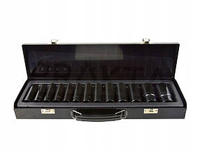 Ударні головки 1/2" Набір 13 шт. 10-30 мм Cr-Mo Geko G10501