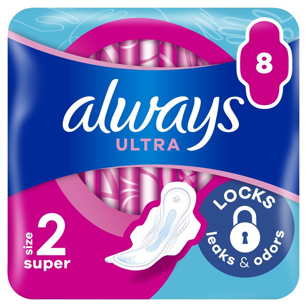Гігієнічні прокладки Always ультратонкі ароматизовані Ultra Super Single 8 шт.(Олвейс)