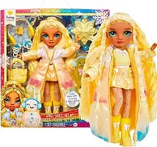 Лялька Рейнбоу Хай Санні Зимова країна чудес Rainbow High Winter Wonderland Sunny - Yellow