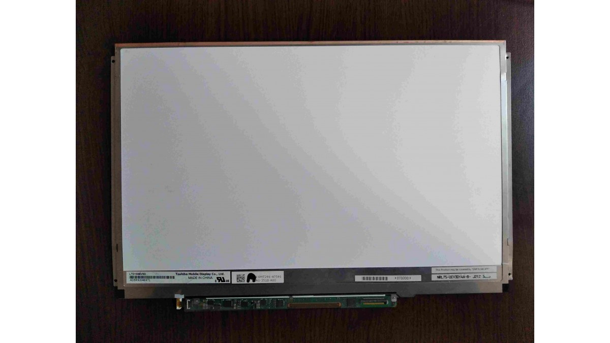 Матриця для ноутбука 13.3 Led Slim 1280x800 40pin lvds роз'єм праворуч внизу планки з боків бу
