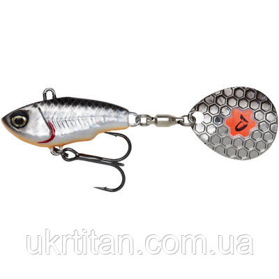 Оригінал! Блешня Savage Gear Fat Tail Spin 65mm 16.0g Dirty Silver (1854.44.08) - Вища Якість!