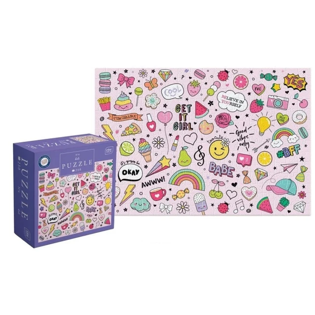 Пазли дитячі 250 елем. Kids Icons Смайлики Interdruk 368959