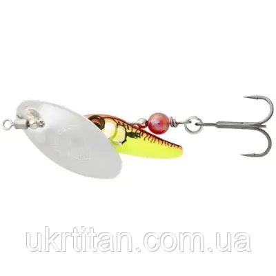 Оригінал! Блешня Savage Gear Sticklebait Spinner 3 9.1g Silver Red Yellow (1854.44.82) - Вища Якість!