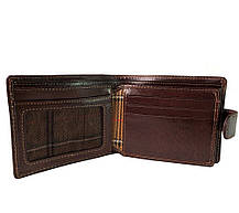 Портмоне на застібці горизонтальне шкіряне Tony Perotti Italico 2117 Коричневий, фото 4
