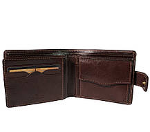Портмоне на застібці горизонтальне шкіряне Tony Perotti Italico 2117 Коричневий, фото 5