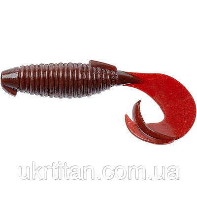 Оригінал! Силікон рибальський Keitech Flapper Grub 4" (7 шт./пач) ц:006 cola (1551.09.45) — Вища якість!