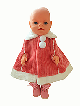 Одяг для ляльки Бебі Бона / Baby Born 40-43 см набір з взуттям чоботи зимовий одяг 8884 / 8808