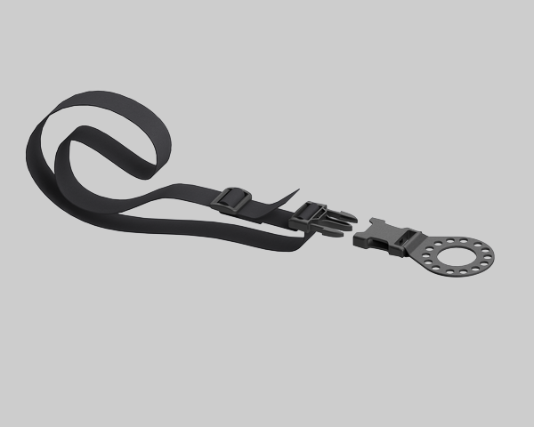 Pb202 - Ремінь із кріпленням BORIKA FASTen black (01.20.002.01.01), фото 1