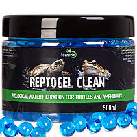 Бактерії в гельових кульках для черепах і рептилій Terrario ReptoGel Clean 500мл.