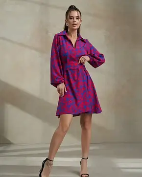 Плаття ISSA PLUS 14477 L синій, фото 1