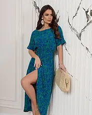 Плаття ISSA PLUS 14552 XXL зелений, фото 5