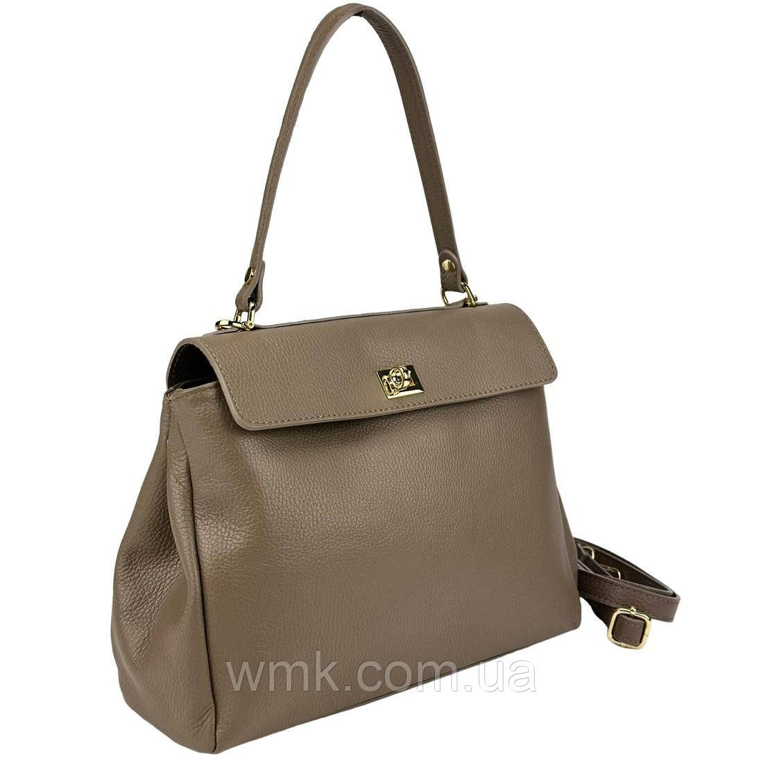 Класична шкіряна сумка через плече Firenze Italy F-IT-777T