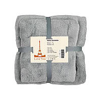 Набір рушників 2 шт LoveYouHome 35x75 см+70x140 см сірий