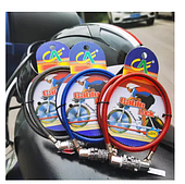 Замок зі сталевим тросом із паролем довжина 65 см