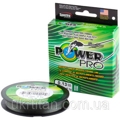 Оригінал! Шнур Power Pro Moss Green 135m 0.13mm 18lb/8.0kg (2266.74.61) - Вища Якість!