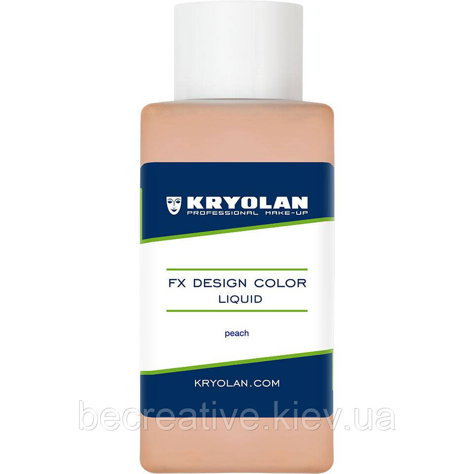 Рідкий спиртовий грим Kryolan FX Design Color Liquid, 50 мл (відтінок peach)