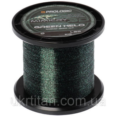 Оригінал! Волосінь Prologic Mimicry Green Helo 1000m 0.26 mm 11lb/5.2kg (1846.12.42) — Вища якість!