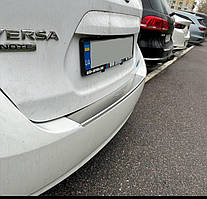 Накладка на бампер із загином для Nissan NOTE (2012-2020)