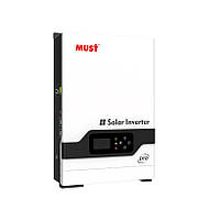 Гібридний інвертор MUST PV18-3224PRO, 3200W, 24V, струм заряду 1-80А, 160-275V, MPPT (80А, 450 Vdc)Parallel