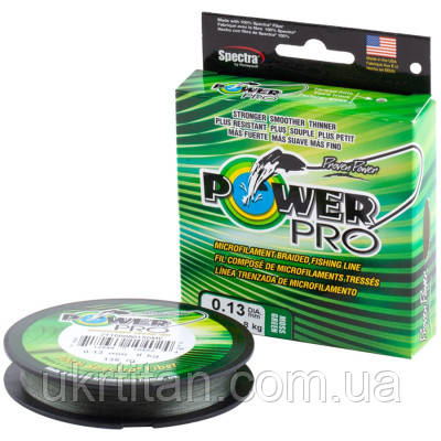 Оригінал! Шнур Power Pro Moss Green 275m 0.10mm 11lb/5.0kg (2266.35.66) - Вища Якість!