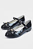Туфлі для дівчинки чорного кольору на ліпучці р.34 194956P, фото 2