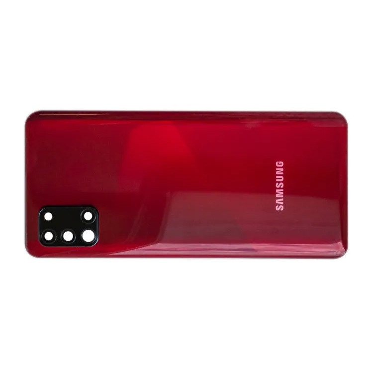 Задня панель корпусу для смартфону Samsung A315 Galaxy A31 зі склом камери, Original PRC, червоний
