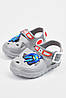 Сандалі дитячі піна для хлопчика сірого кольору р.18 178992P, фото 2