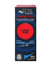 Презервативи MyONE Super Wide 10 шт., картонна коробка
