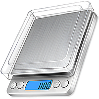 Цифрові високоточні ювелірні ваги Digital Lion I-2000, кишенькові електронні ваги з 2-ма чашами, з точністю до 0.01г, до 500г