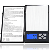 Високоточні ювелірні ваги Digital Lion 1108-5, з чохлом | кишенькові електронні ваги з високою точністю 0,01г, до 500 г