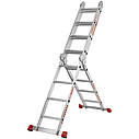 Драбина-трансформер opti-price.org.ua PRO HD (4х3 сходинки) (110-9603), фото 8