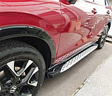 Боковые Подножки Shining V1 (2 шт., Алюминий) для Honda HR-V 2021- гг