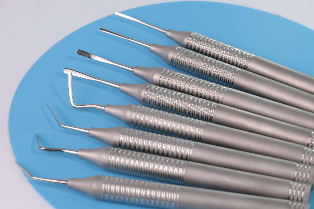 Періотоми для видалення зубів набір 8шт (гнучкі)