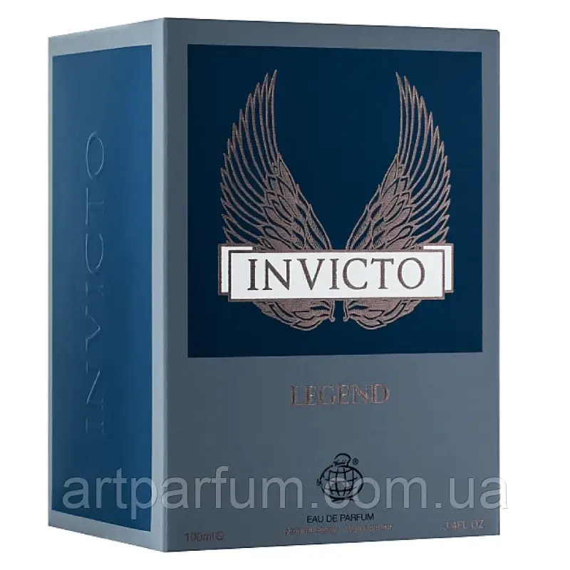 Парфумована вода для чоловіків Fragrance World Invicto Legend 100ml