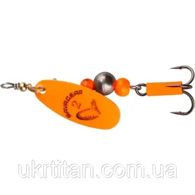 Оригінал! Блешня Savage Gear Caviar Spinner 2 6.0g 06-Flou Orange (1854.07.78) - Вища Якість!