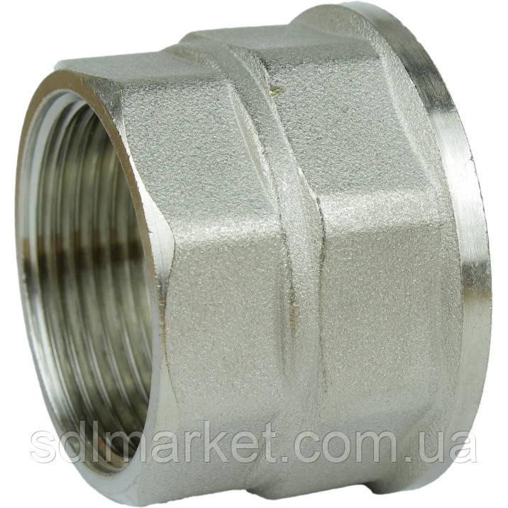 Муфта редукційна 1 1/4| х1" ВВ нікельована восьмигранна NM651O OPTIMUM