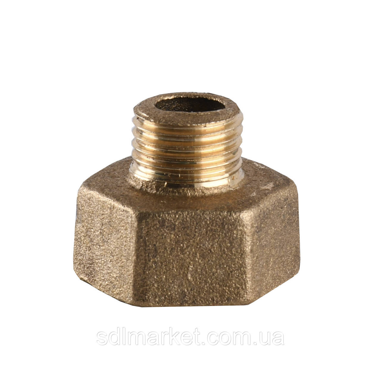 Перехідник латунь 1/2 Внутрішня х 1/4 Зовнішня 639Б