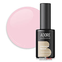Камуфлююча кольорова база для нігтів Adore Professional French Base №02 чайна троянда, 8 мл