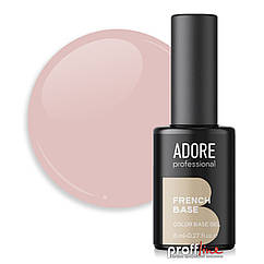 Камуфлююча кольорова база для нігтів Adore Professional French Base №03 нюдова, 8 мл