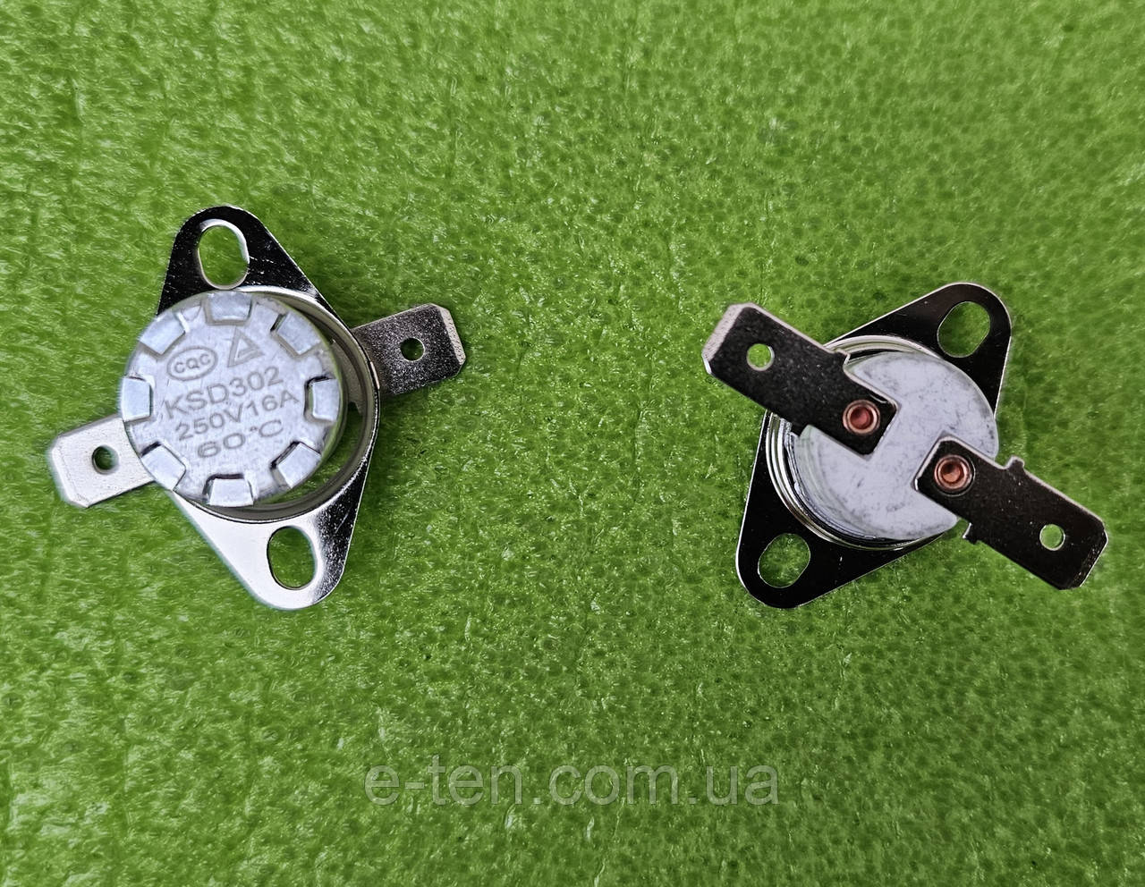 Термостат-відсікач захисний (термореле) KSD302 / Тmax=60°С / 16А / 250V (головка Ø15мм)