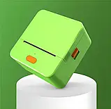 Портативний принтер Bluetooth для етикеток та рулонів 20 - 58 мм Ukrmark UP1GN зелений, фото 4