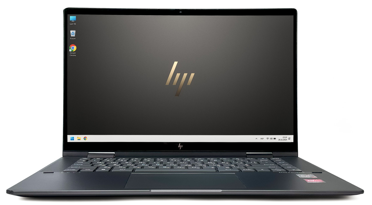 Ноутбук HP Envy x360 15-fh0023dx: Ryzen 7 7730U / RAM 16 ГБ / SSD 512 ГБ / Radeon Graphics / 15.6" Multitouch