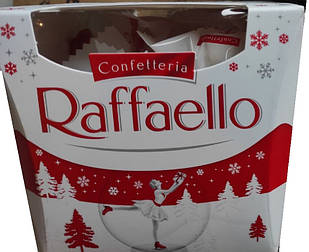 Цукерки Raffaello Merry Christmas 14 штук Ferrero Ферреро 150 г Польща