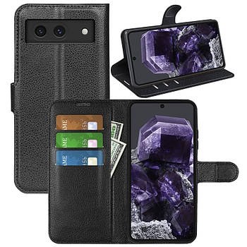Чохол-книжка Litchie Wallet для Google Pixel 8A Black