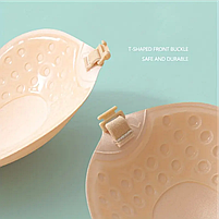 Бюстгальтер Fly Bra Invisible невидимка бежевий з підтримкою та відкритою спиною форма манго розмір 75С бежевий  29245 C, фото 10