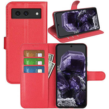 Чохол-книжка Litchie Wallet для Google Pixel 8A Red