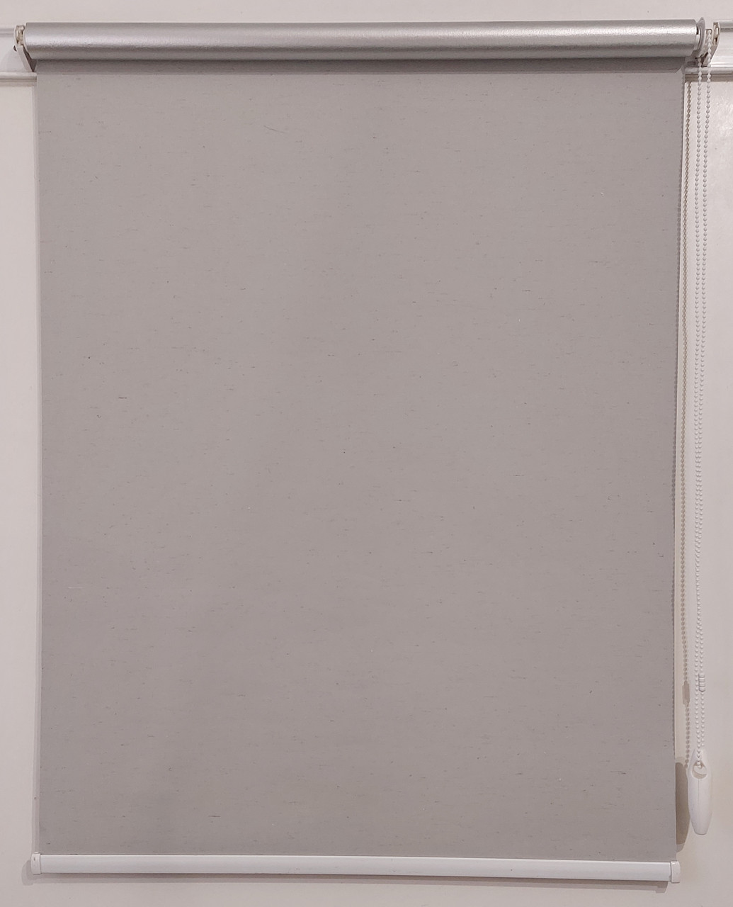Рулонна штора Сільвер Блекаут Бежево-сірий