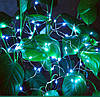Гірлянда світлодіодна нитка на батарейках "Роса" з пробкою, 20 led, синє світло, фото 6