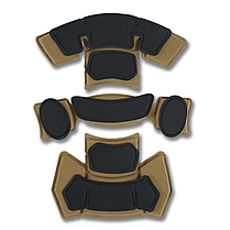 Підвісна система + подушки для шолому Team Wendy Cam Fit (R) GEN.2 V2 Койот, фото 5